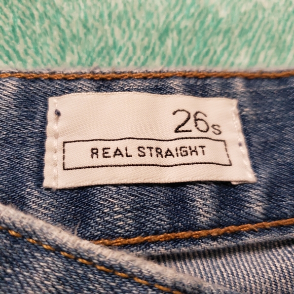 VTG GAP 1969 straight leg Jeans Sz 26 - Picture 3 of 7